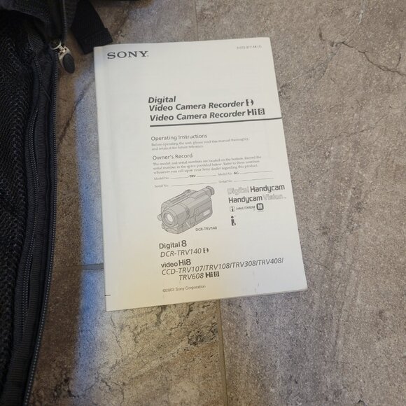 Sony DCR-TRV140E Digital8 Tape Digital Video Camera HANDYCAM Full Working Set - Picture 14 of 14